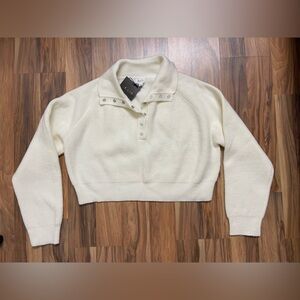 LELIS women ribbed crop sweater